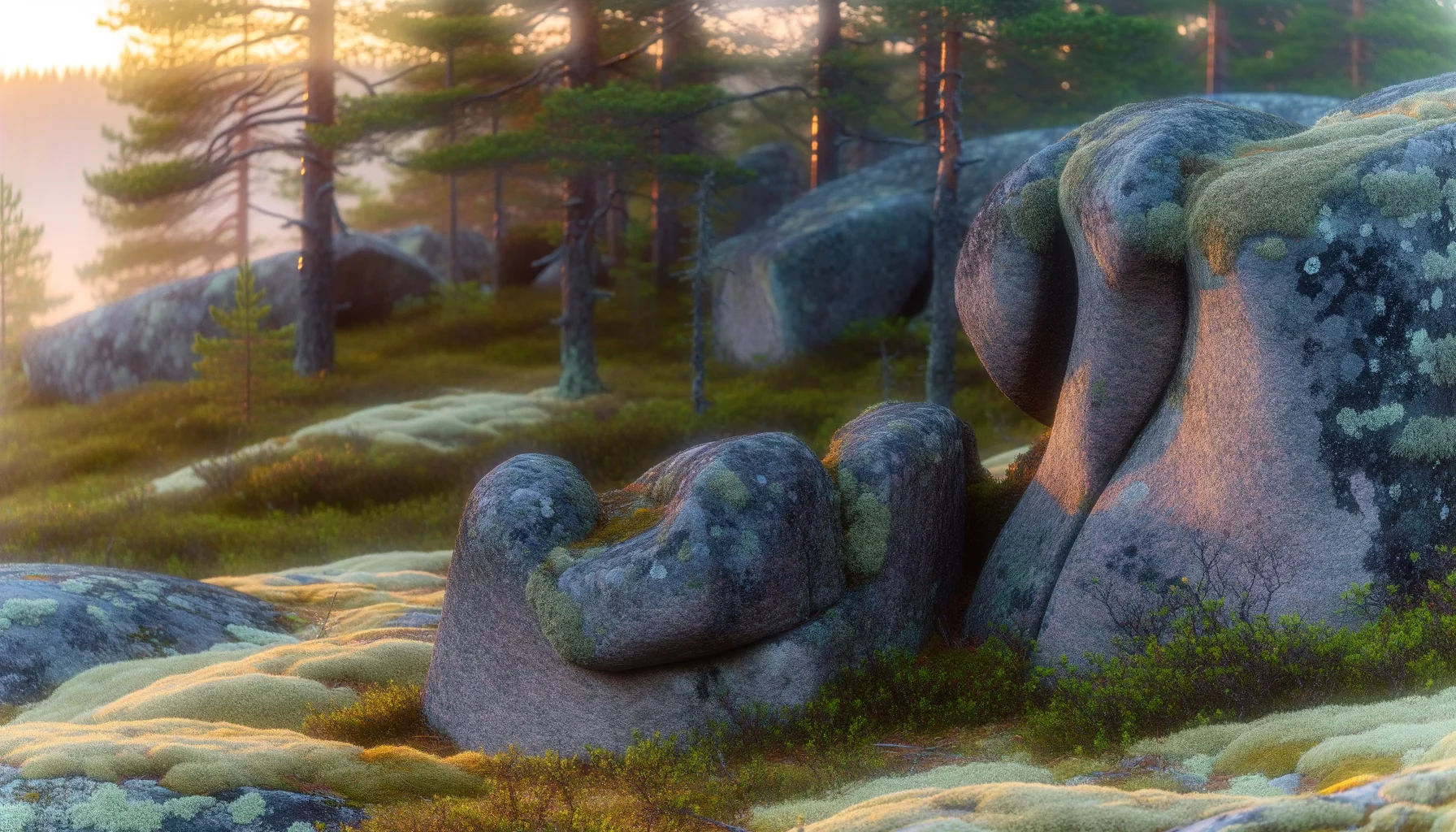 Голова собаки — деталь каменного силуэта с ушами