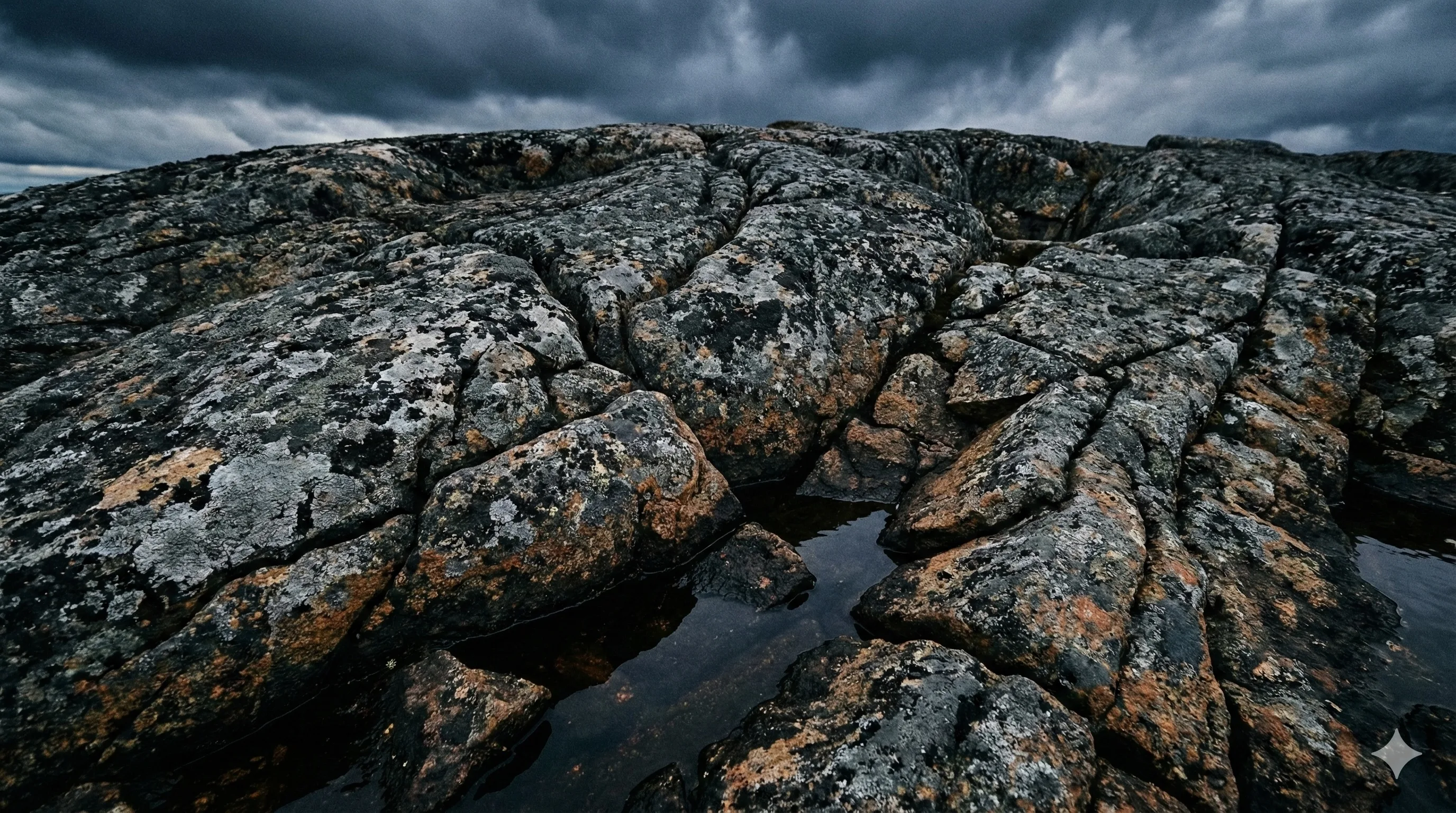 Древние докембрийские граниты горы Воттоваара