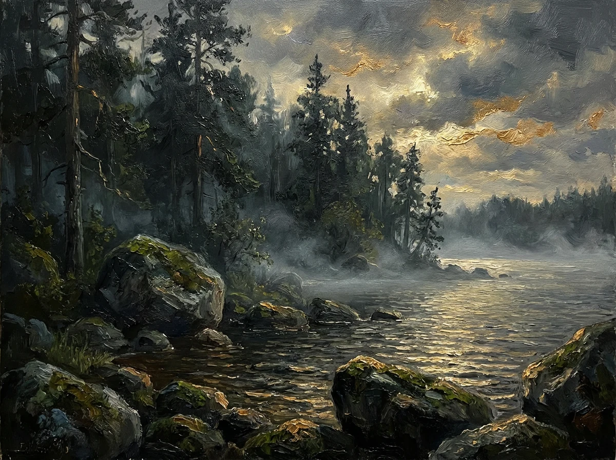 Аленушкино озеро — Лесное озеро с тёмной водой — место уединения и тишины