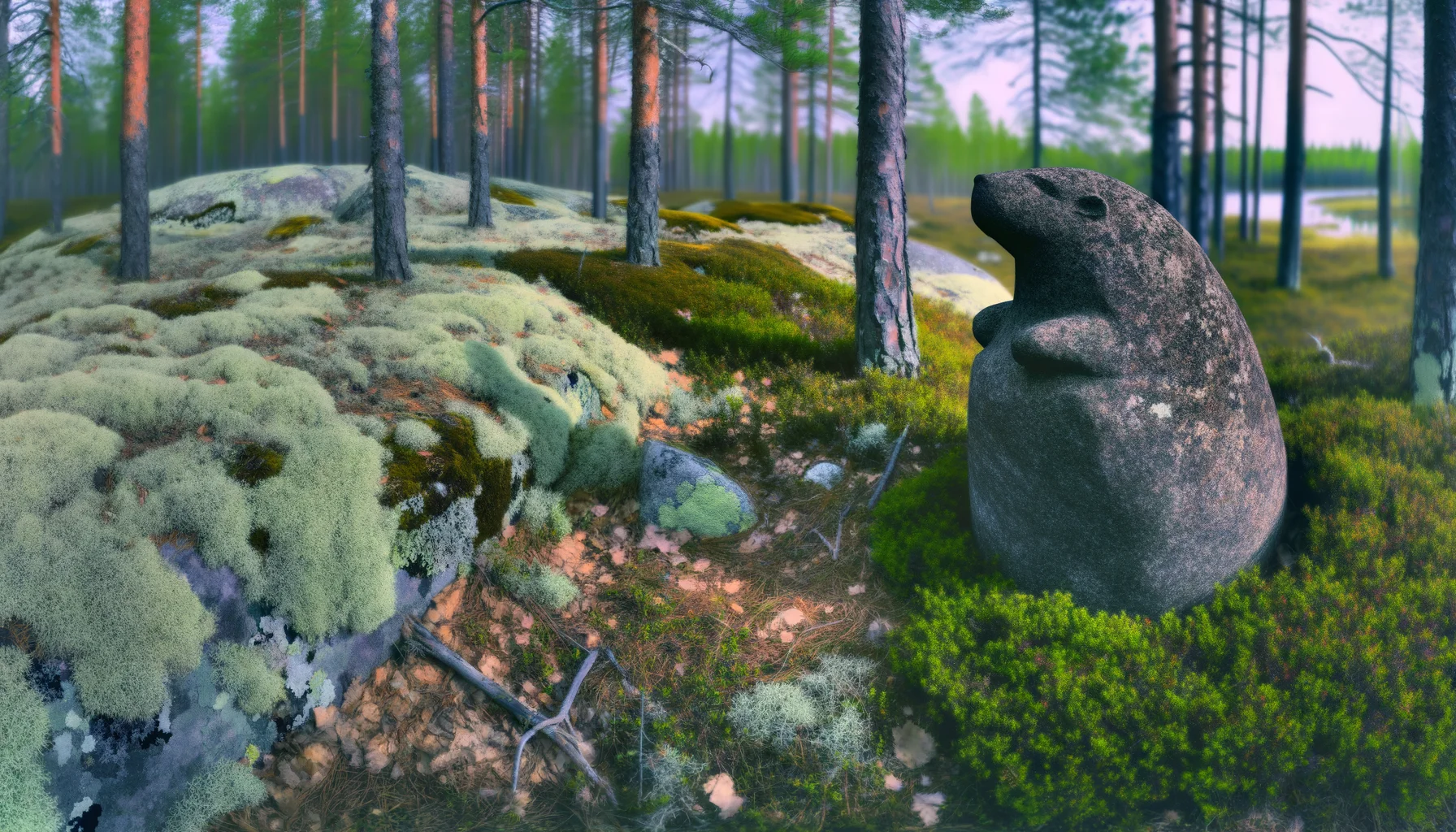 Бобёр — каменное существо Воттоваары