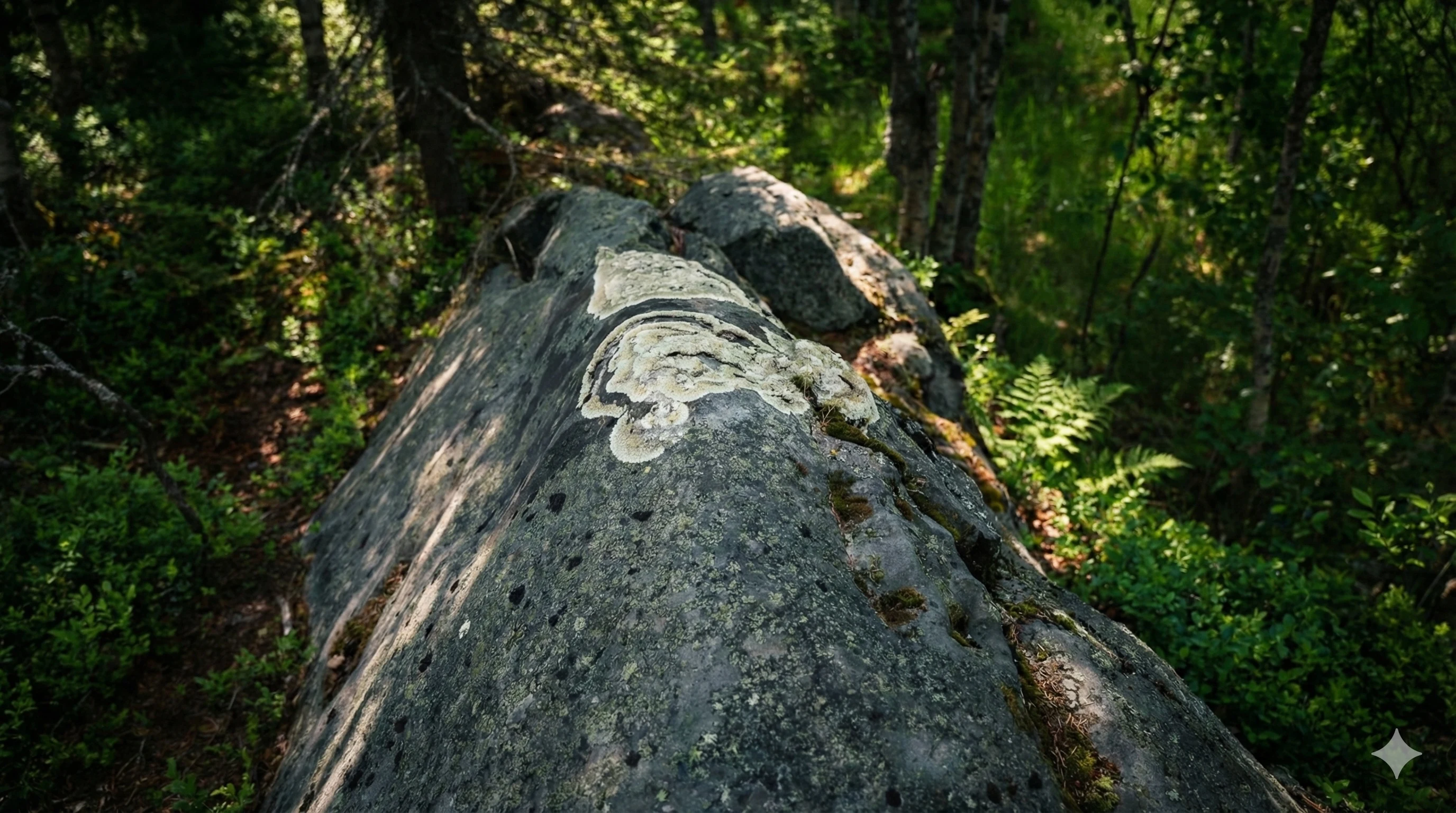 Сейд Дракон — каменная гряда в лесу Воттоваары
