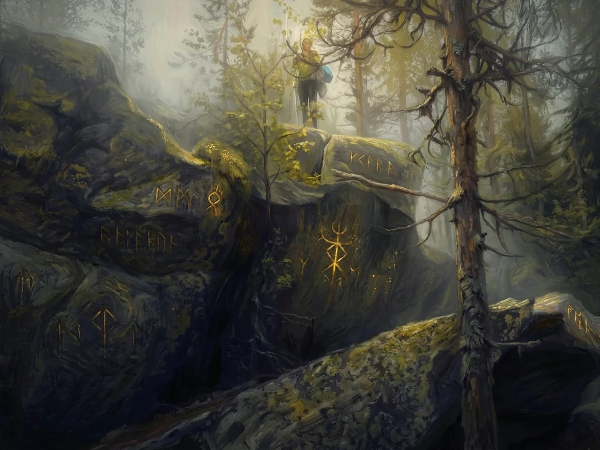 Хозяин — Главный дух горы — массивный сейд в глубине плато