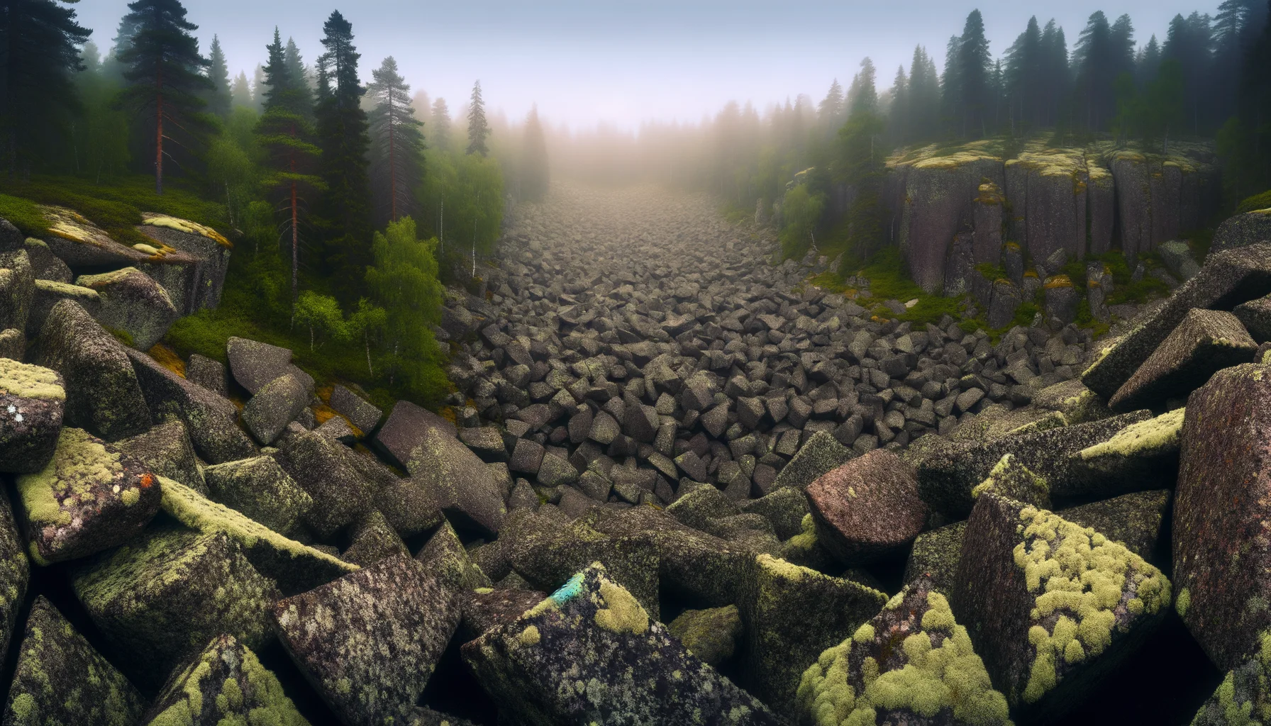 Каменные реки Воттоваары