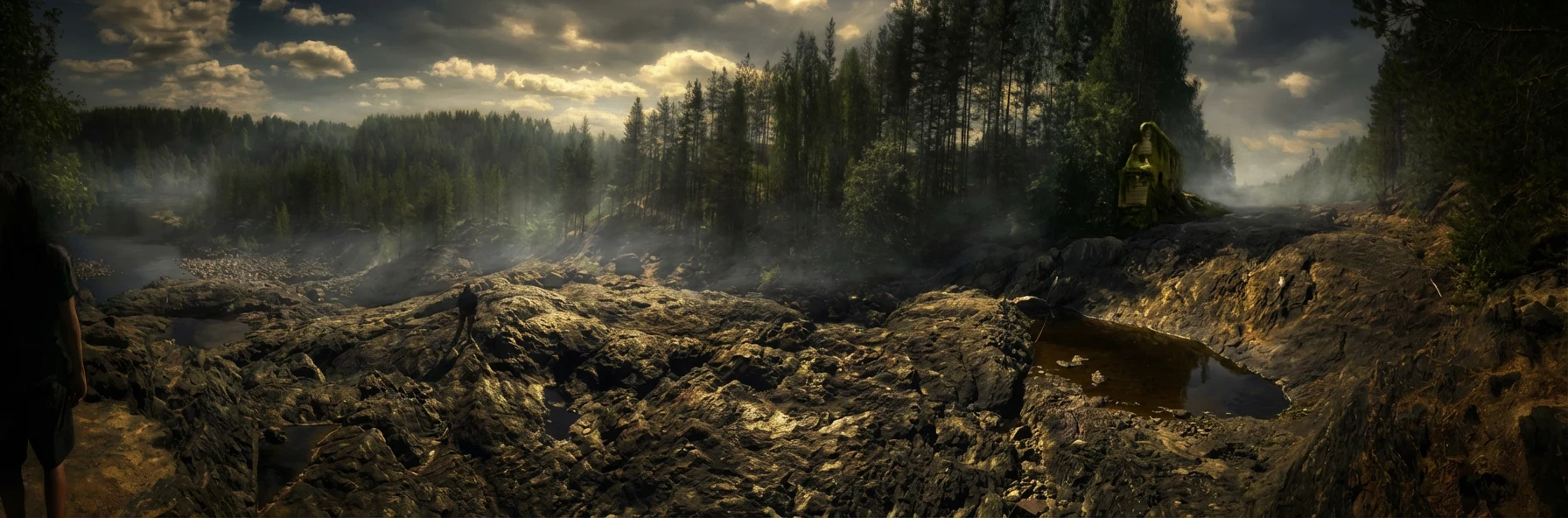 Кратер вулкана — Природная воронка на плато — след древнего геологического события