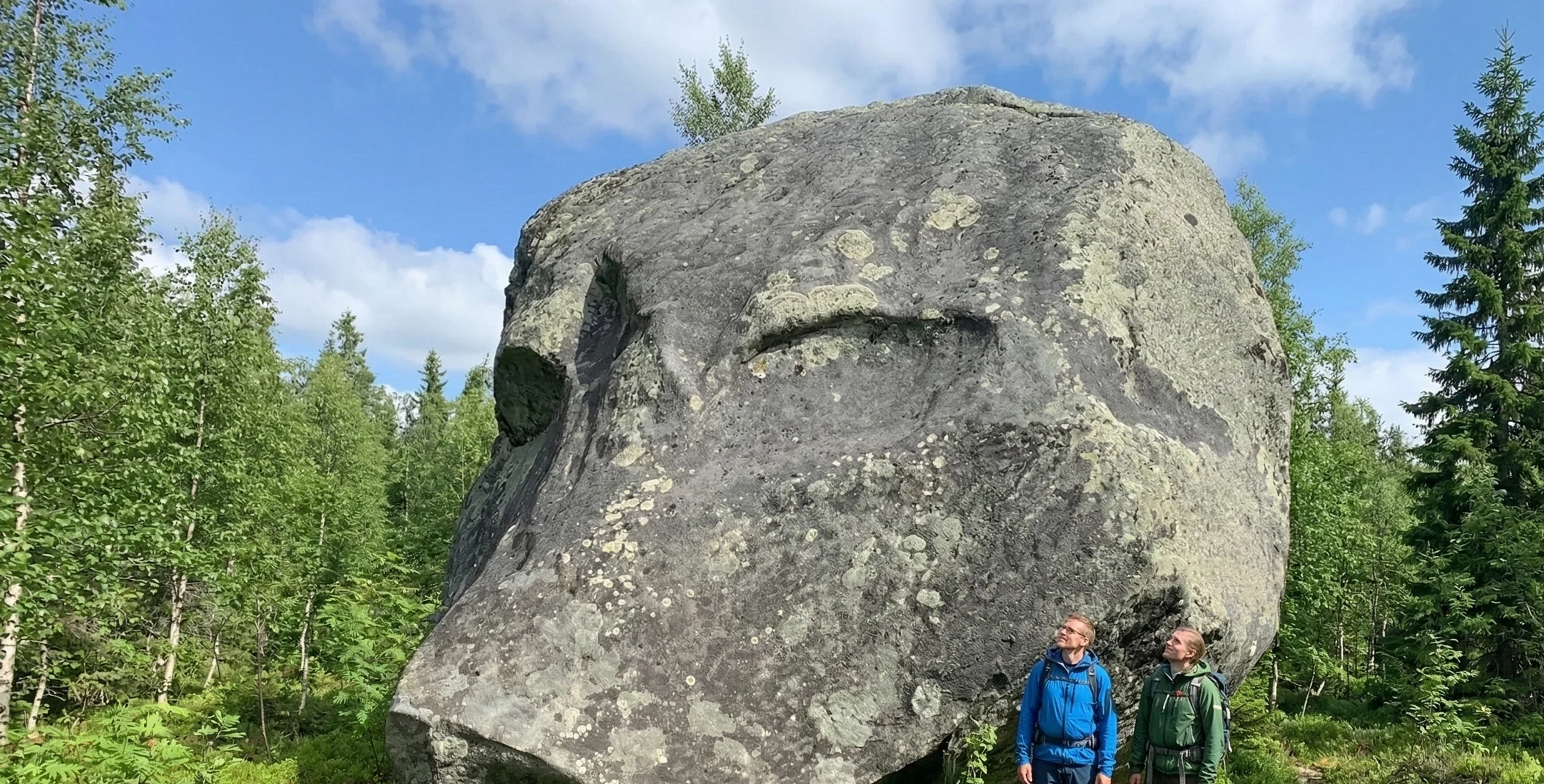 Многие спорят: орёл или голова собаки. Но дело не в форме — гора Воттоваара, Карелия
