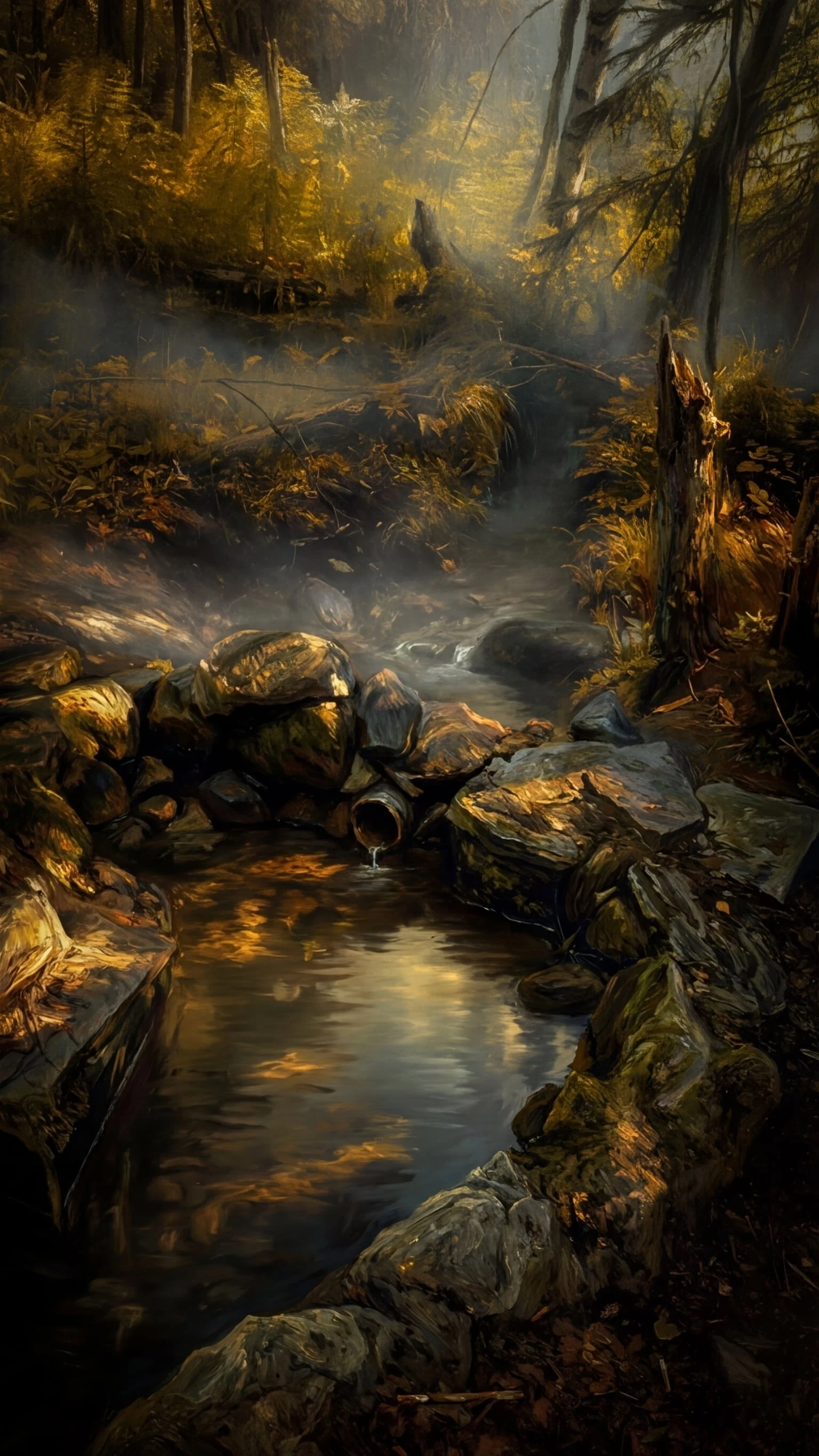 Родник на горе Воттоваара