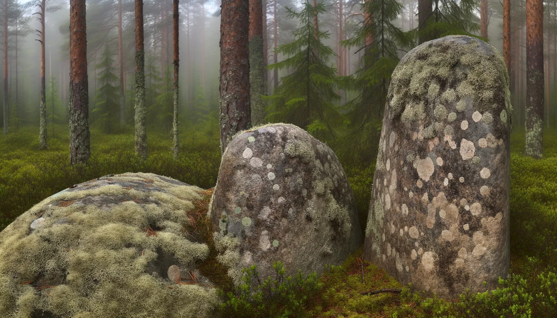 Сейд Семьи — три камня на горе Воттоваара