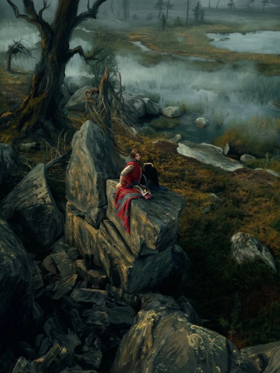 Трон на горе Воттоваара