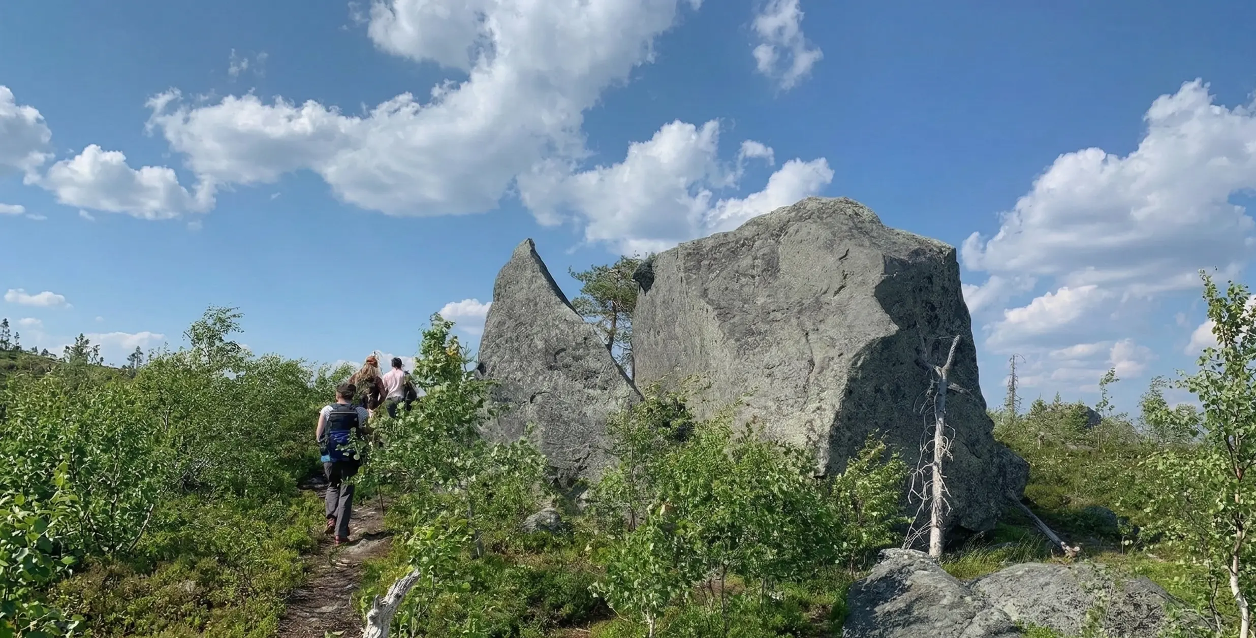 Сейд Орех в контексте карельского леса Воттоваары