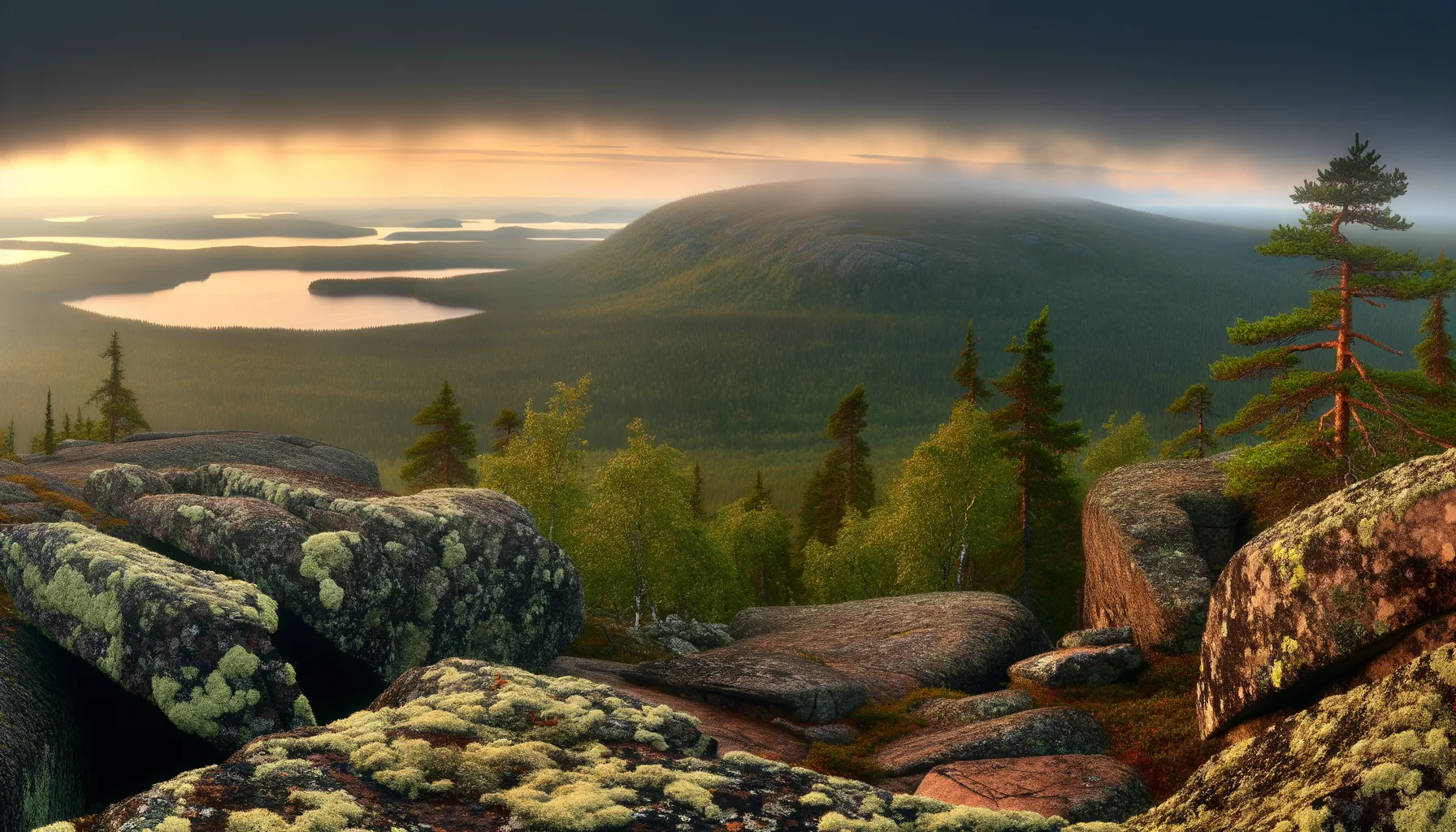 Панорамная площадка — вид с Воттоваары