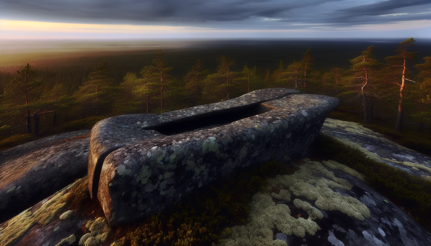 Сейд Скамейка — плоская скала на Воттовааре