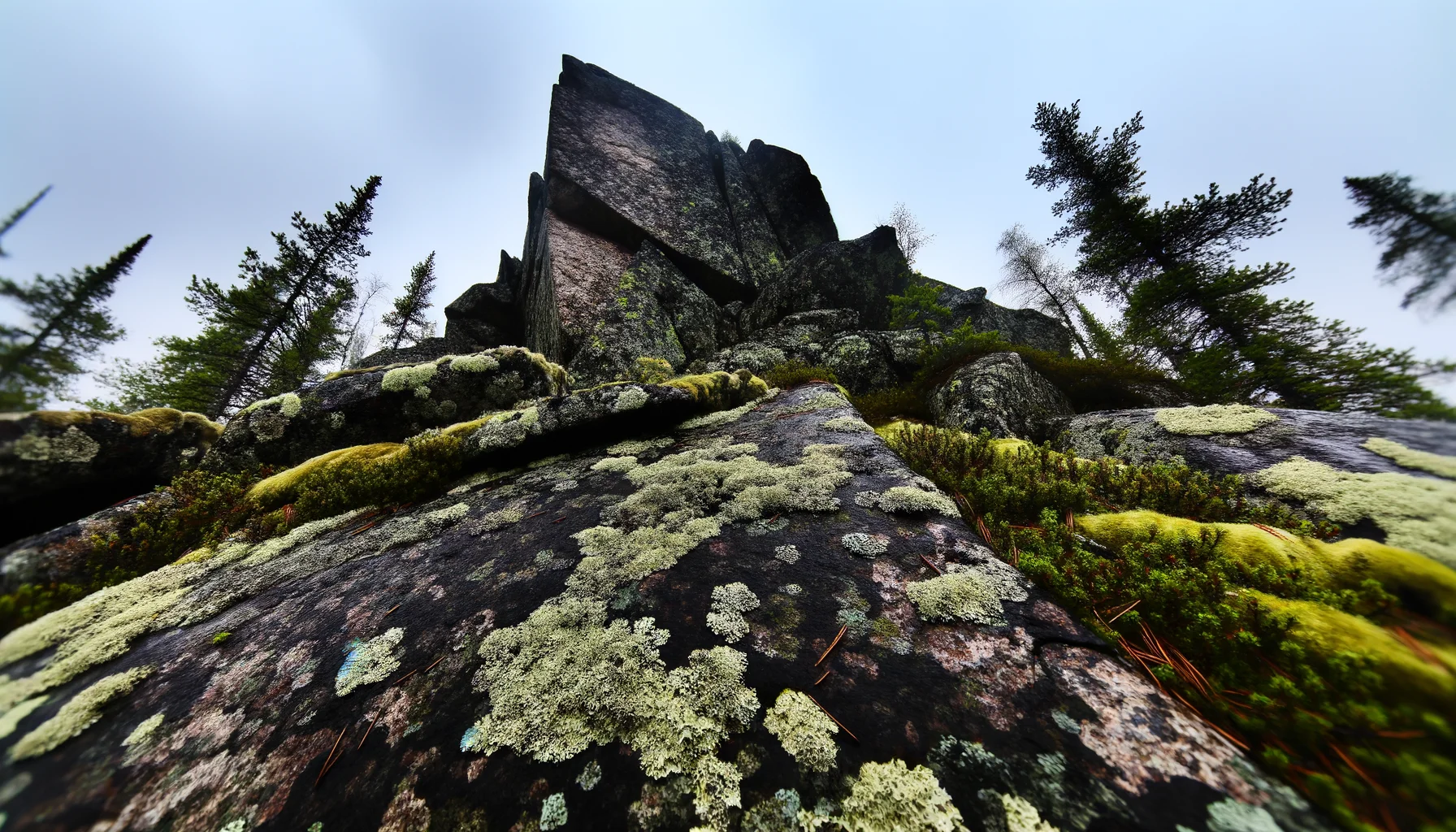 Сейд Успеха — деталь острой вершины каменного шпиля на Воттовааре